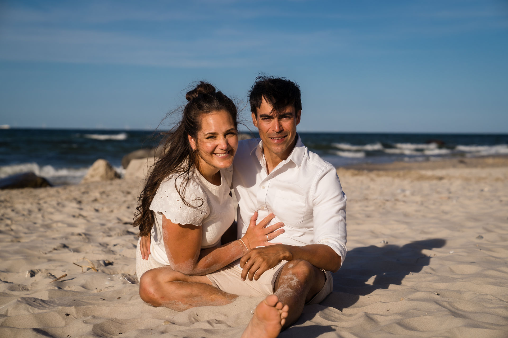 Verlobungsshooting am Meer
