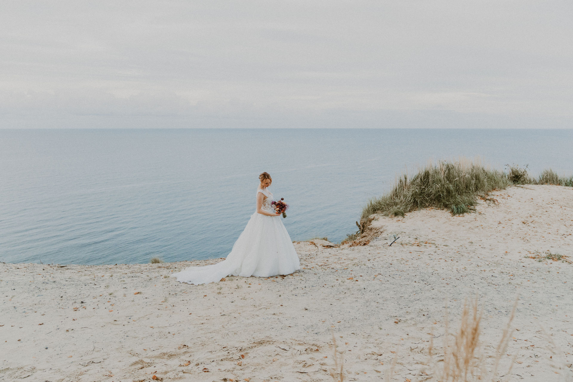 Braut an der Ostsee