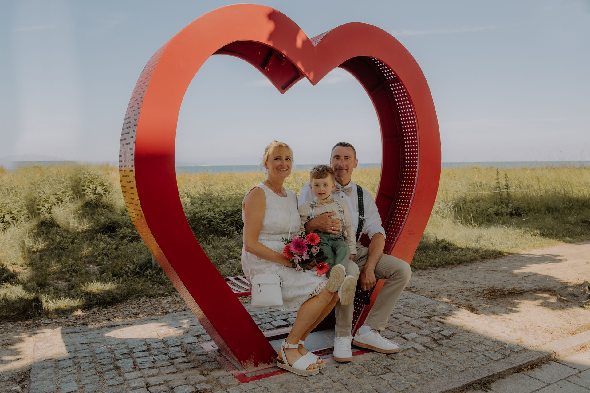 Familienbilder im Sommer