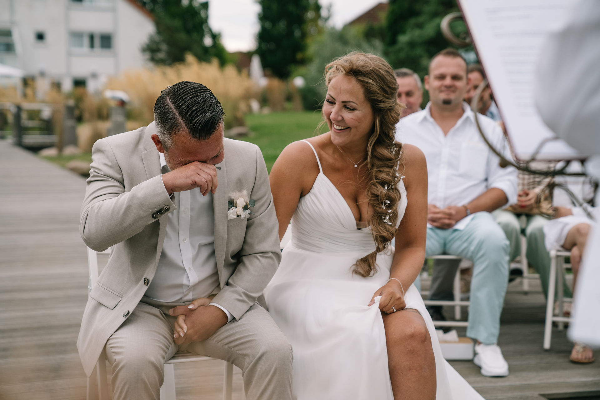 Glücksmomente bei der Hochzeit