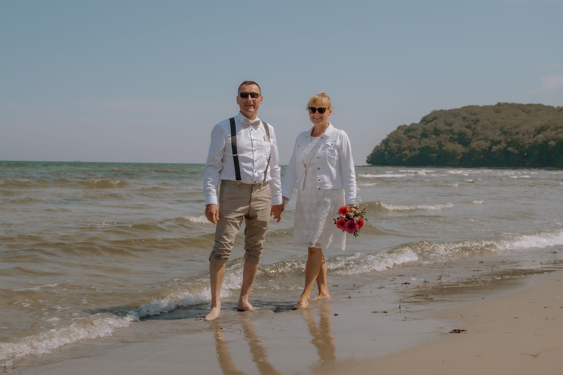 Brautpaar am Meer