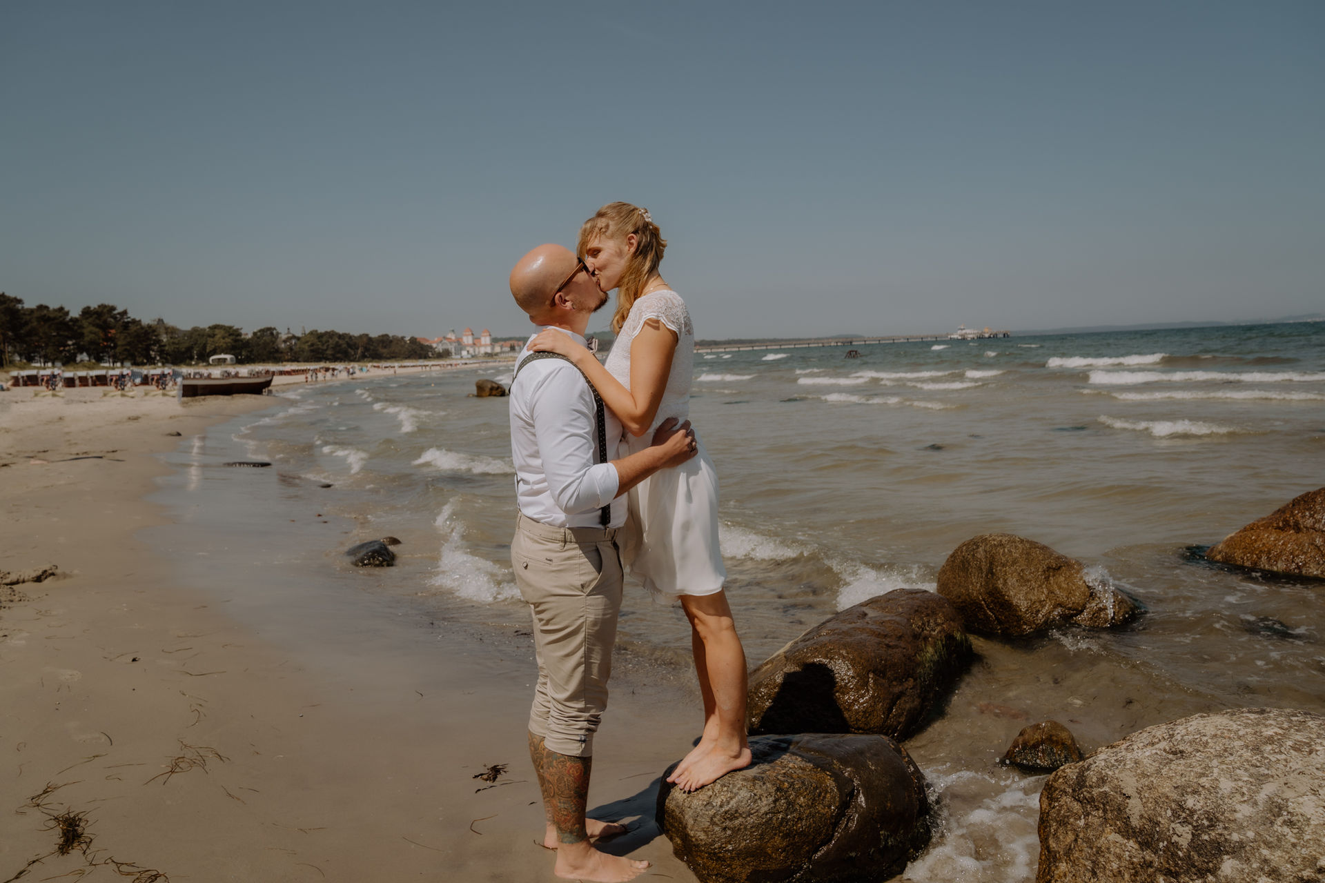 Brautpaar am Strand