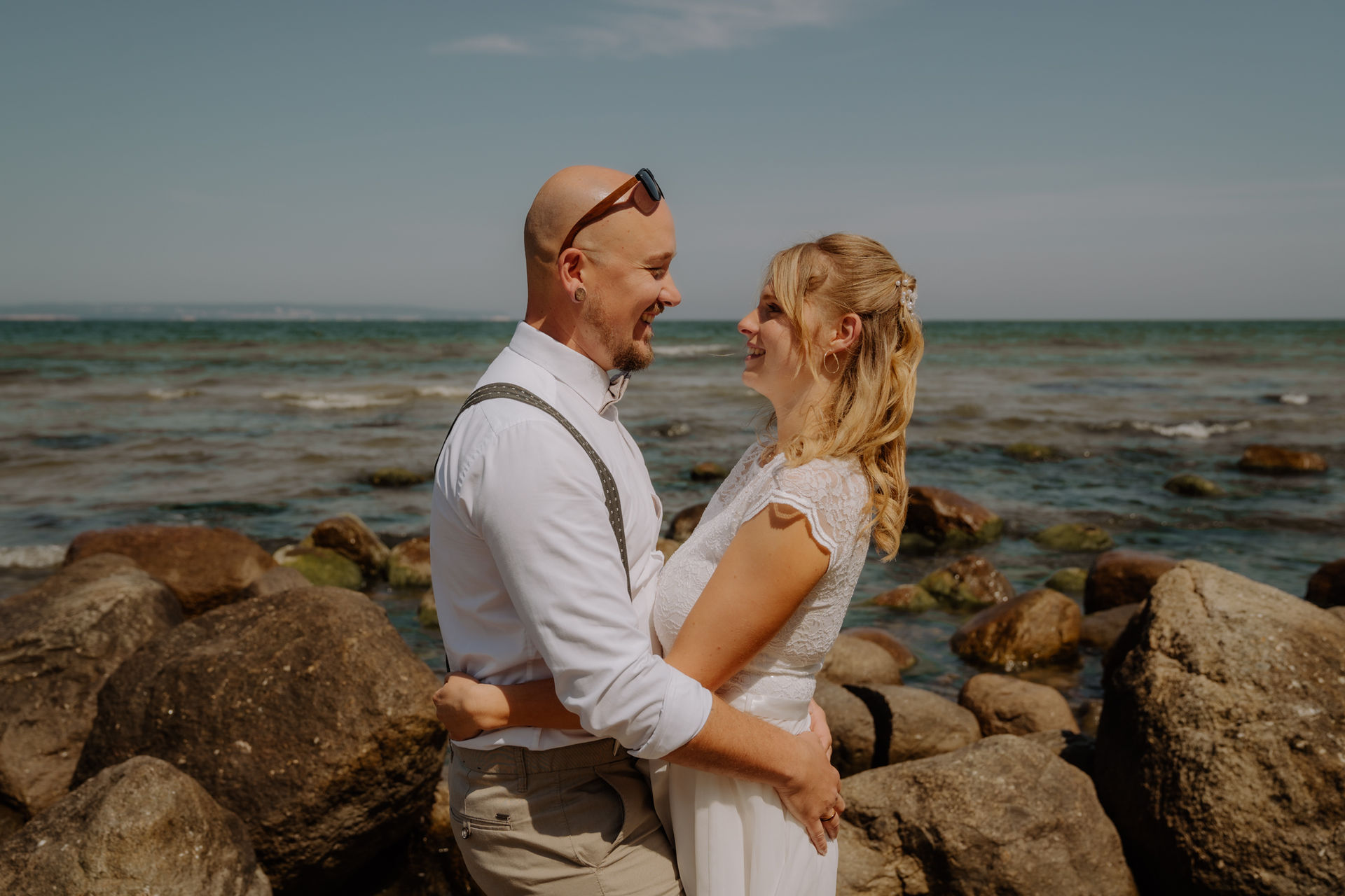 Brautpaar Meer Shooting