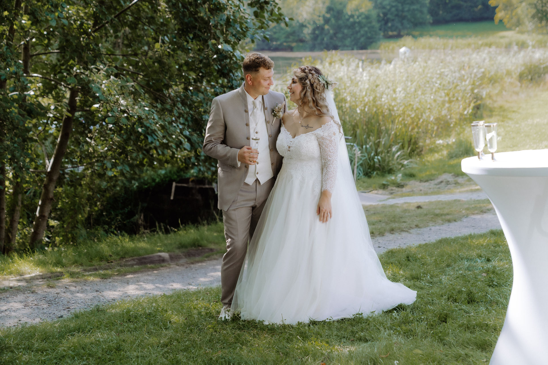 Hochzeit im Sommer