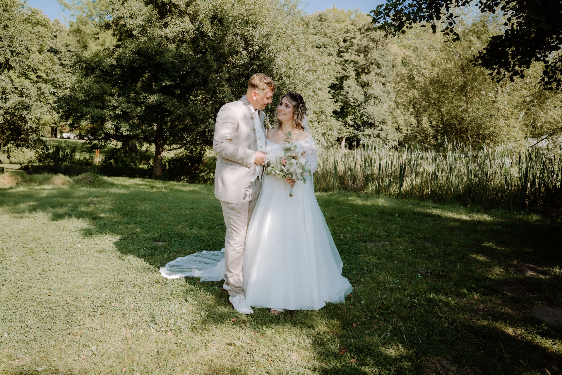 Sommerhochzeit im Park in Putbus