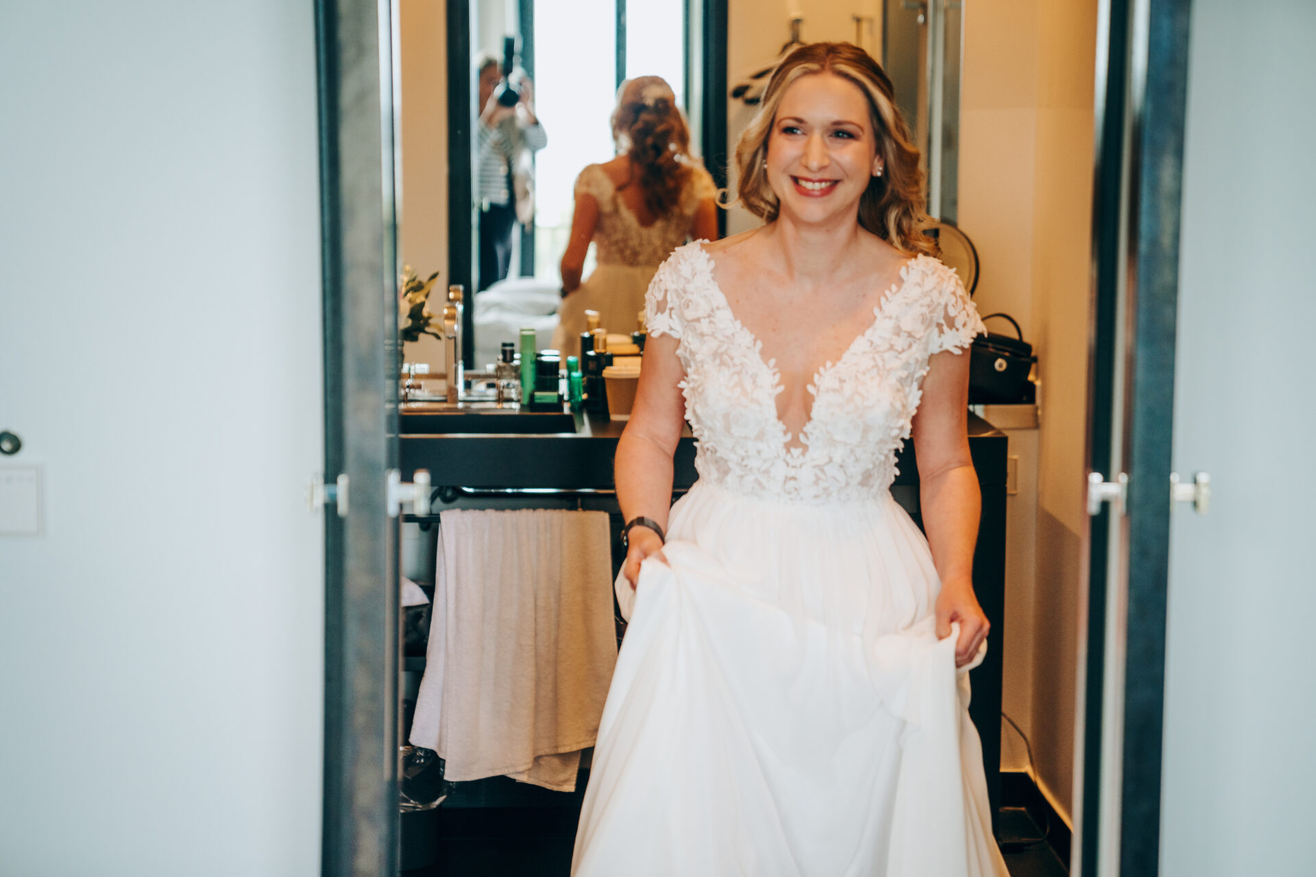 Getting Ready Hochzeitsfotografie Rügen
